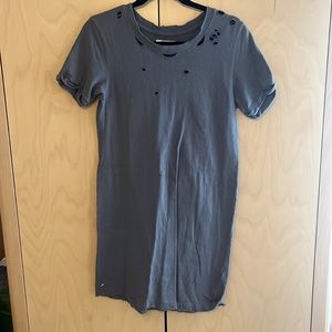 Hollister, gray, cotton dress.